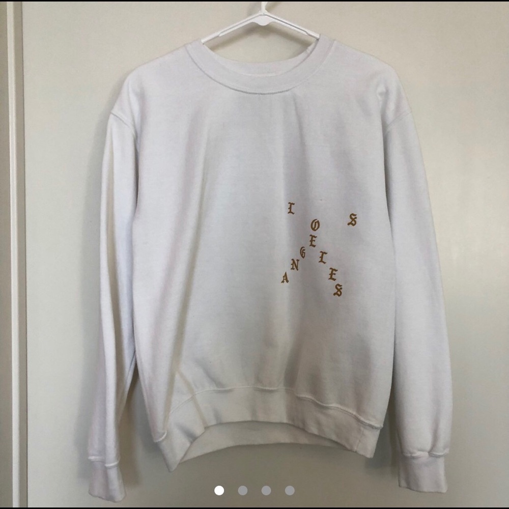 Yeezy Life of Pablo White Crew Neck size S